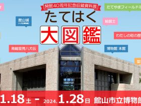 開館40周年記念収蔵資料展「たてはく大図鑑」館山市立博物館