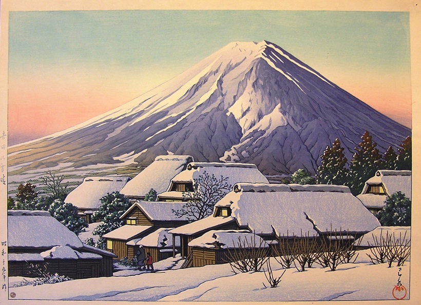 「吉田の雪晴」 1944(昭和19)年 ［後期展示］