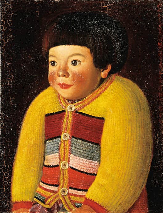 椿貞雄《朝子像》1927年　油彩、カンヴァス　平塚市美術館蔵

