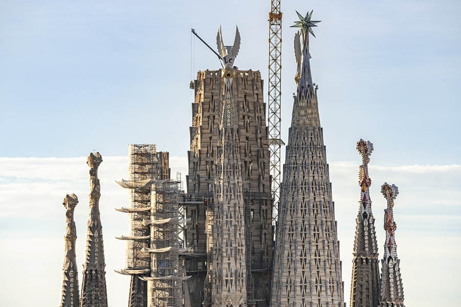 サグラダ・ファミリア聖堂、2022年　12月撮影
© Fundació Junta Constructora del Temple Expiatori de la Sagrada Família