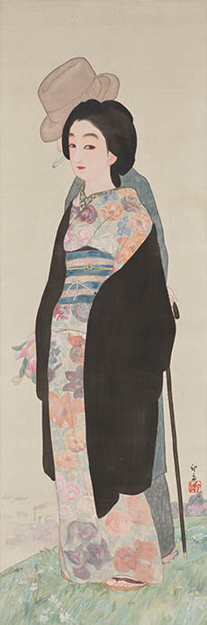 堂本印象「丘上の女達」 1912年　京都府立堂本印象美術館蔵

