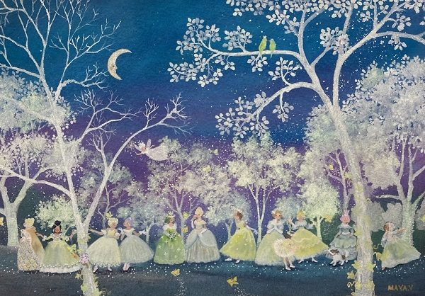 「銀の森の12人のお姫様」

2023年

Acrylic on paper

23 × 33 cm