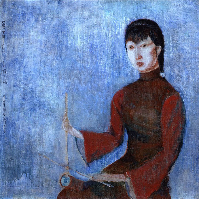 《中国の少女》1926(大正15)年　北海道立三岸好太郎美術館蔵

