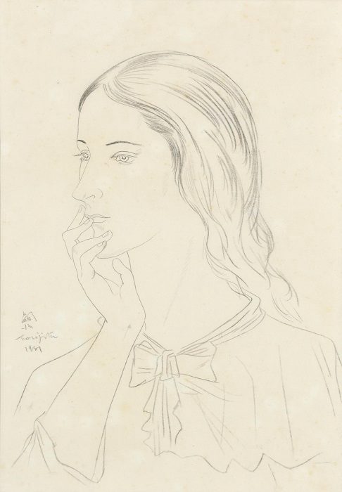 レオナール・フジタ

「婦人の横顔」

1931年 紙に鉛筆

39.9 × 27.8cm