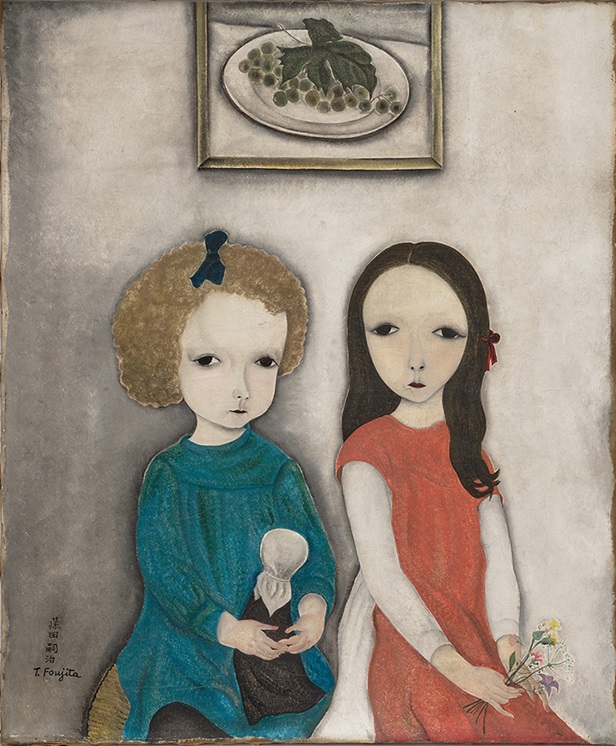 《二人の少女》1918年　油彩・キャンバス
初公開作品
