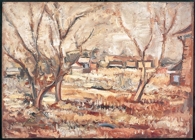 《初冬風景図》油絵
1924