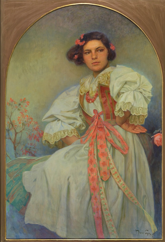 油彩画「エリシュカ」1932年、油彩／カンヴァス
