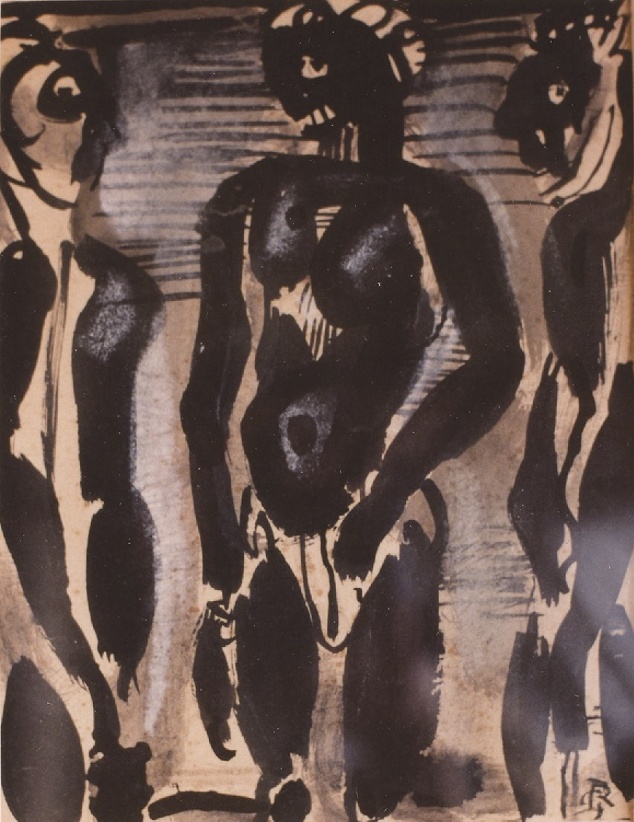 ジョルジュ･ルオー《三人の裸婦》1920年代 © ADAGP, Paris & JASPAR, Tokyo, 2023 B0676