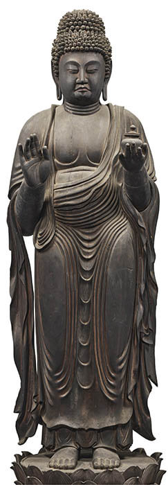国宝　薬師如来立像　平安時代・8～9世紀　京都・神護寺蔵
通期展示