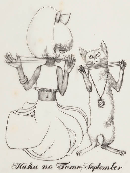 『母の友』（1964年9月号）表紙原画 1964 刈谷市美術館蔵　©AQUIRAX