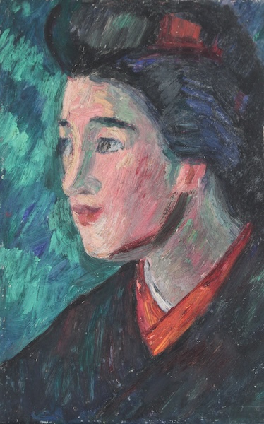 山口蓬春
《女の肖像》
大正元年(1912)頃
(後期のみ)