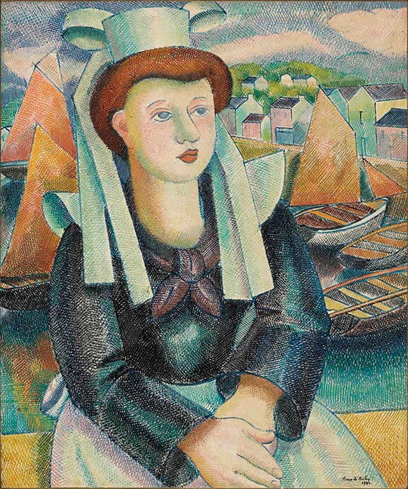 ピエール・ド・ブレ《ブルターニュの女性》1940年　カンペール美術館蔵
Collection du musée des beaux-arts de Quimper