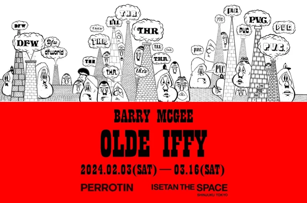 「 OLDE　IFFY/BARRY MCGEE 」伊勢丹新宿店