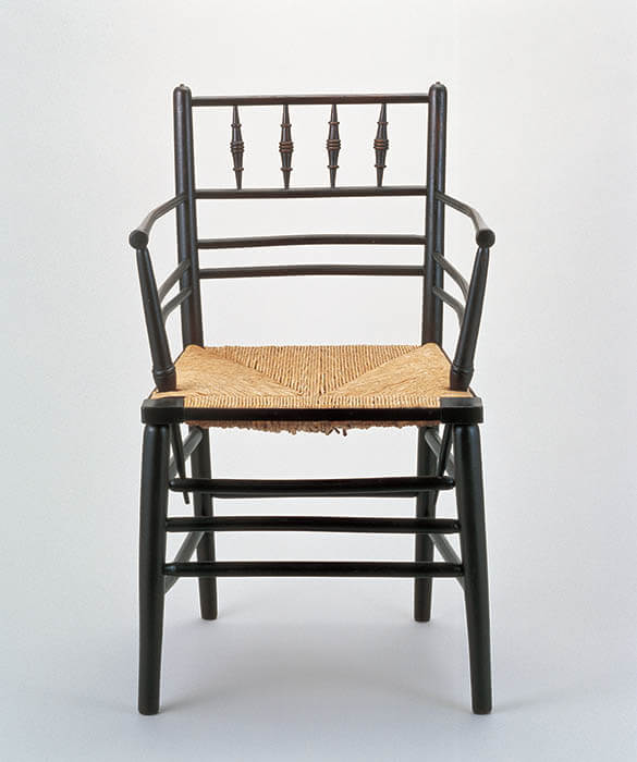 おそらくフィリップ・ウエッブ《サセックス・シリーズの肘掛け椅子》1860年頃、
モリス・マーシャル。フォークナー商会、Photo © Brain Trust Inc.