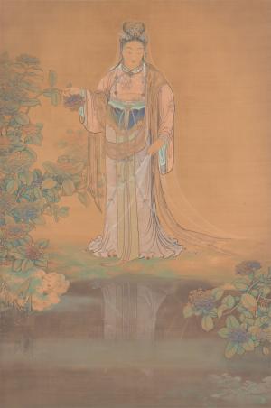 菱田春草《水鏡》1897年 東京藝術大学蔵
