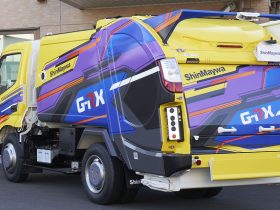 回転板式塵芥車「G-RX」提供：新明和工業株式会社
