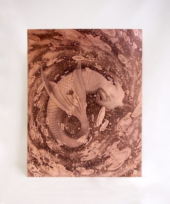 「whirlpool」

45×35cm
銅、インク