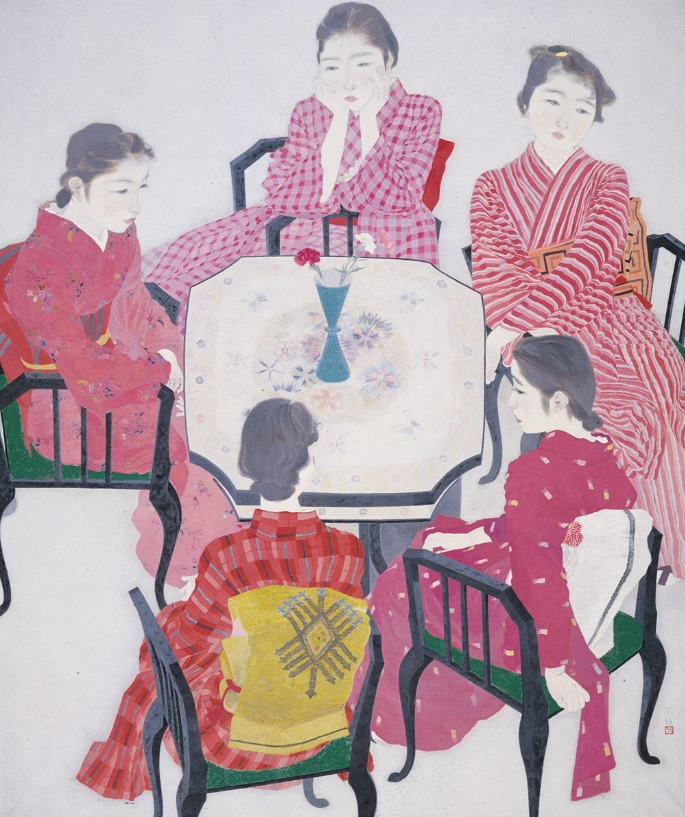 秋野不矩《紅裳》1938年　京都市美術館蔵