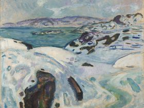 エドヴァルド・ムンク《フィヨルドの冬》 1915年　ノルウェー国立美術館 Photo: Nasjonalmuseet/Børre Høstland