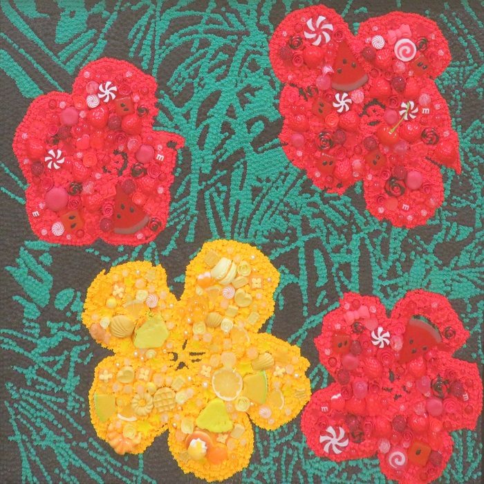 渡辺おさむ

「花－Red－」

60×60cm

ミクストメディア