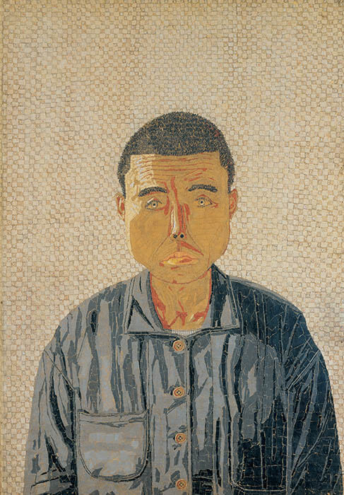 《自分の顔》1950(昭和25)年　山下清作品管理事務所蔵
©Kiyoshi Yamashita / STEPeast2024