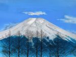 忍野からの富士（55×75cm）