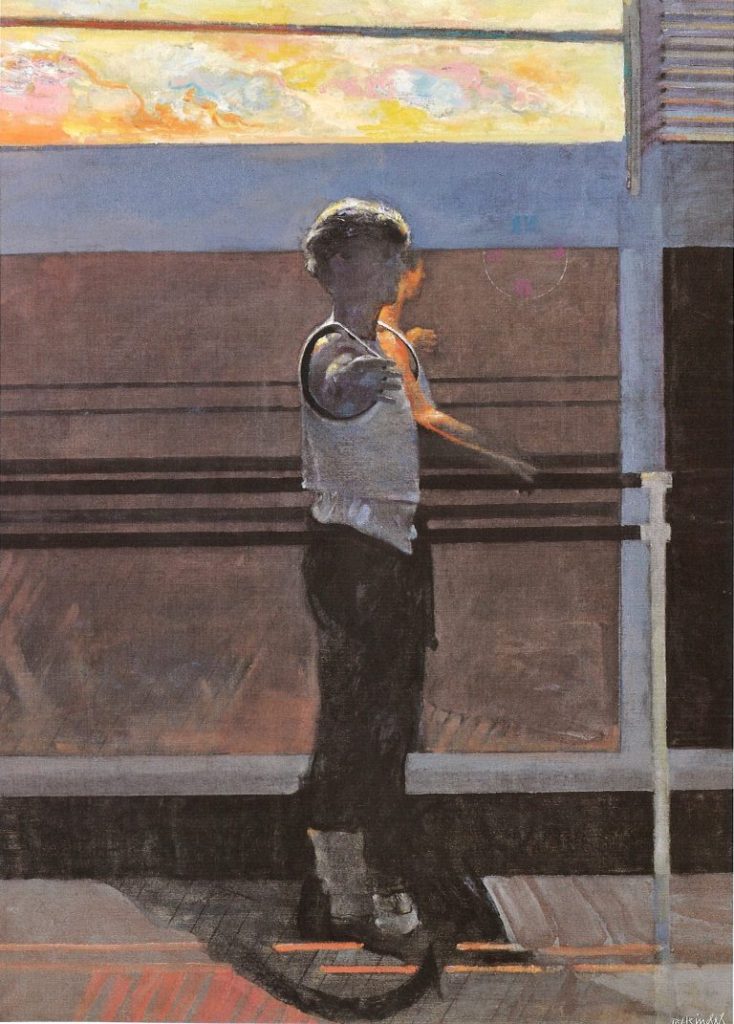 Mirror Image
83×61cm　oil on board　1984