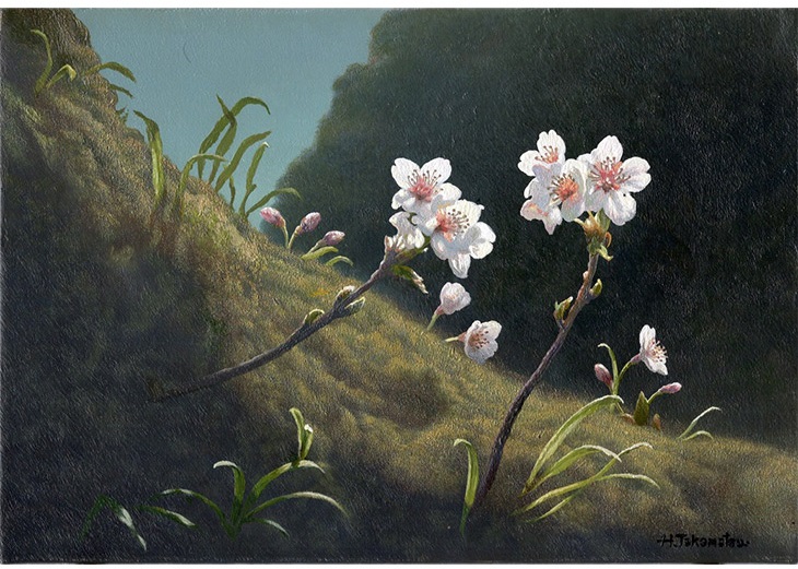 桜
桜の幹から力強く咲く花に生命力を感じ描きました。

サイズ：SM