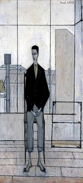 《アトリエに座る男》1949年　油彩