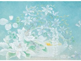 「花と夢」 H59.0 × W94.0cm