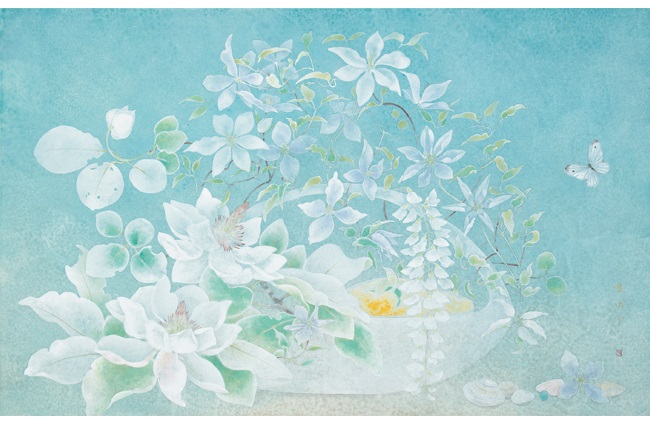 「花と夢」 H59.0 × W94.0cm