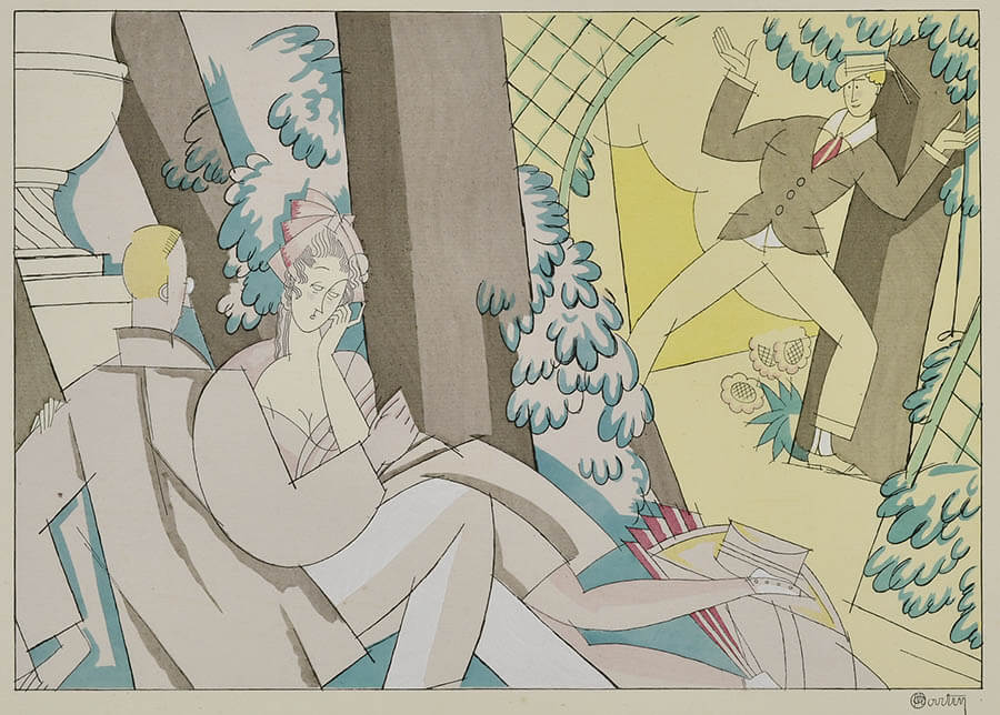 シャルル・マルタン『スポーツと気晴らし』より、1923年刊、ポショワール、町田市立国際版画美術館蔵