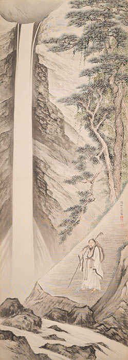矢野橋村《盪壑図》1930頃　和歌山県立近代美術館蔵
