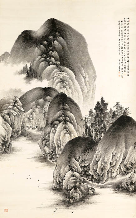 矢野橋村《湖山幽嵒》1915年　大阪中之島美術館