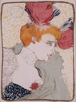 アンリ・ド・トゥールーズ＝ロートレック　　　　　 マルセル・ランデ嬢　胸像　1895年