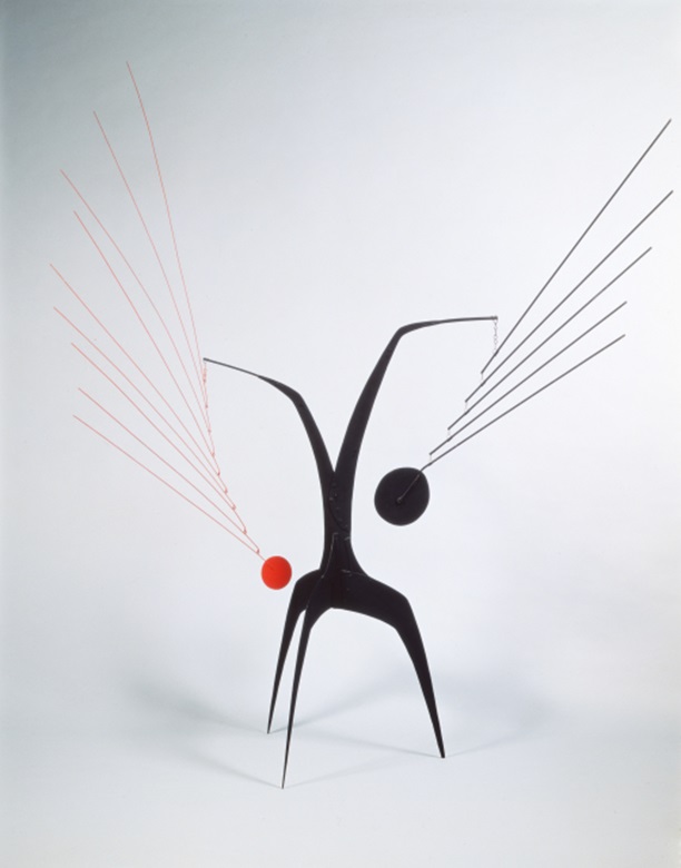 Un effet du japonais, 1941 Sheet metal, wire, rod, and paint. 203.2 × 203.2 × 121.9 cm