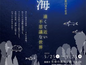 蒲郡市制70周年・生命の海科学館開館25周年記念企画展「深海 〜遠くて近い不思議な世界〜」蒲郡市生命の海科学館