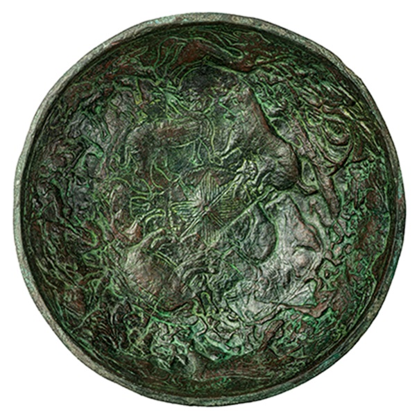 動物文様青銅皿 前3世紀