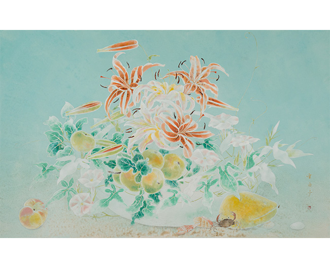 夏の贈り物（59×94cm）