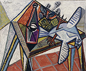 パブロ・ピカソ《鳩のある静物》
1941年　油彩・カンヴァス　長崎県美術館　