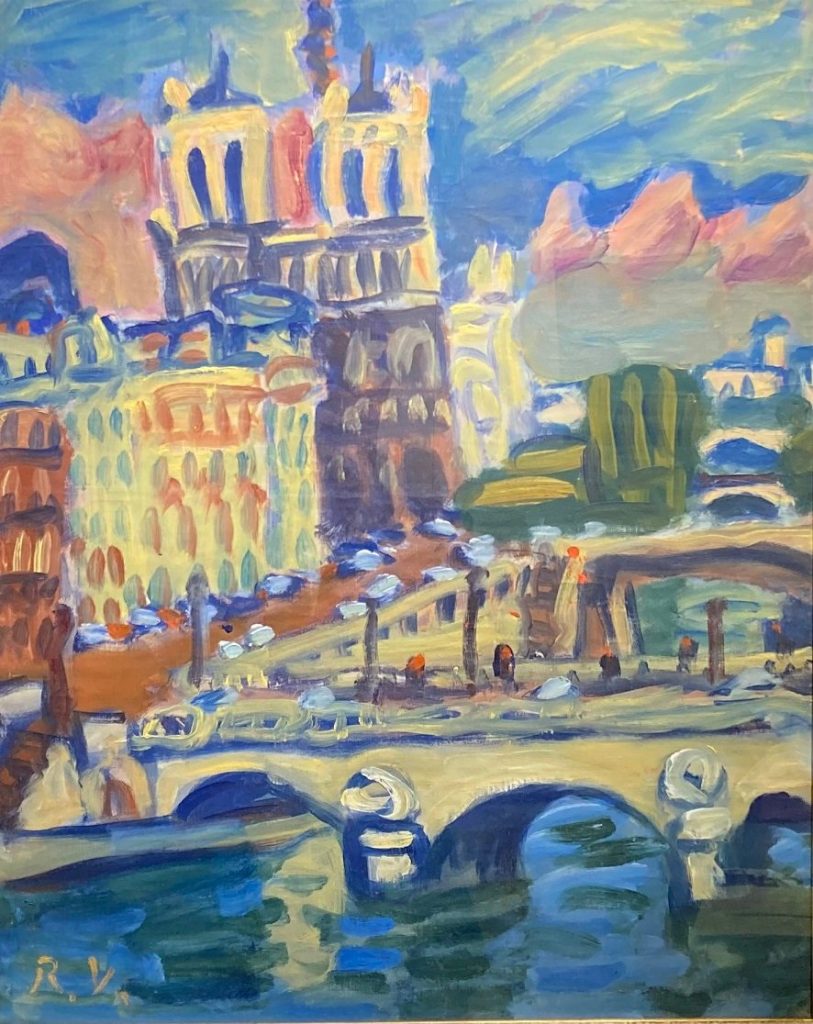 芸術の都 パリを描いた作家特集

梅原龍三郎「巴里風景」

（64×50.5㎝／油彩／キャンバス）