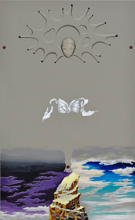 《ゴルゴタの丘》 2009 年　キャンバスにアクリル