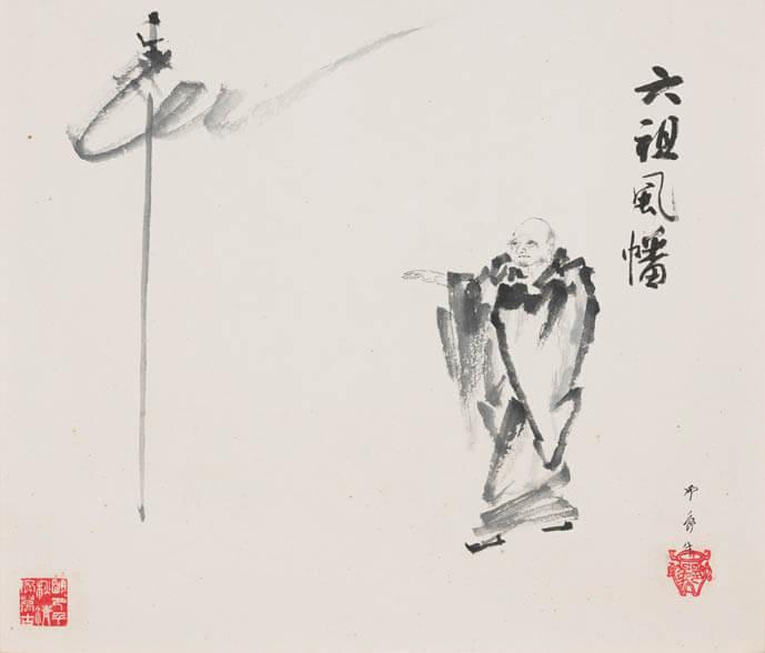堂本印象 「六祖風幡 」1930年　京都府立堂本印象美術館所蔵