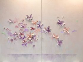 花瓶の花棚 サイズ：190 × 260cm