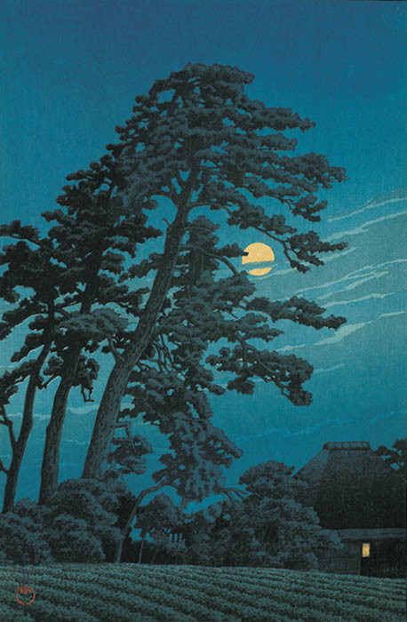 《馬込の月》東京二十景　1930(昭和5)年　渡邊木版美術画舗蔵