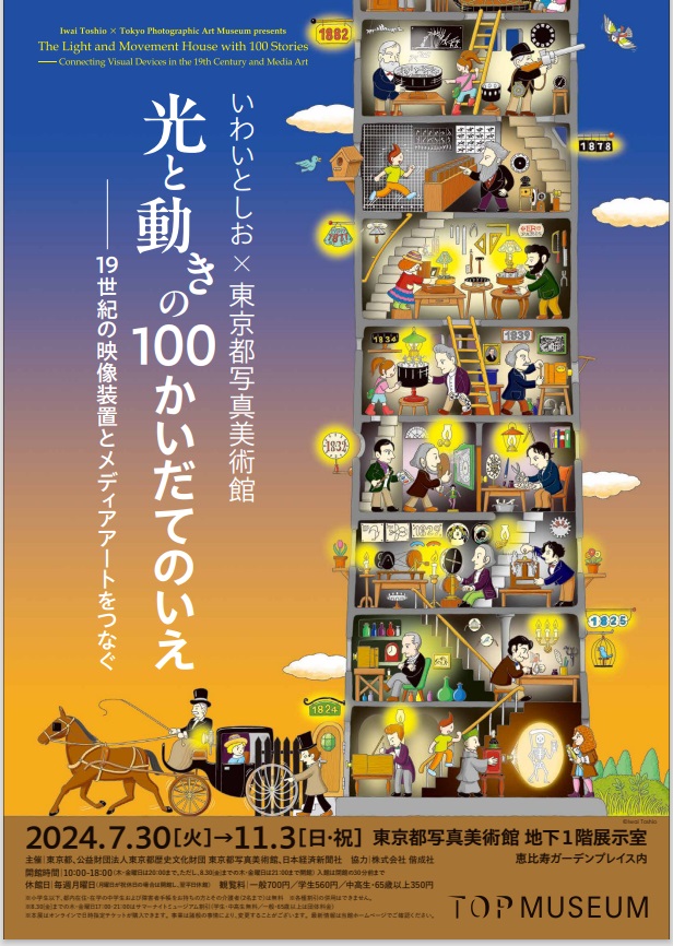 「いわいとしお×東京都写真美術館　光と動きの100かいだてのいえ―19世紀の映像装置とメディアアートをつなぐ」東京都写真美術館