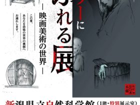 特別展「ホラーにふれる展 —映画美術の世界—」新潟県立自然科学館