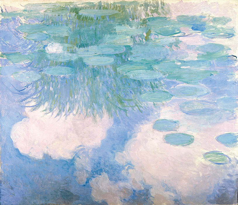 クロード・モネ《睡蓮》1914-1917年頃　油彩／カンヴァス　マルモッタン・モネ美術館、パリ　© musée Marmottan Monet