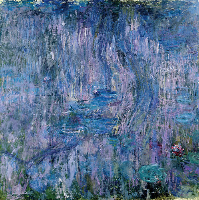 クロード・モネ《睡蓮、柳の反映》1916-1919年頃　油彩／カンヴァス　マルモッタン・モネ美術館、パリ　© musée Marmottan Monet