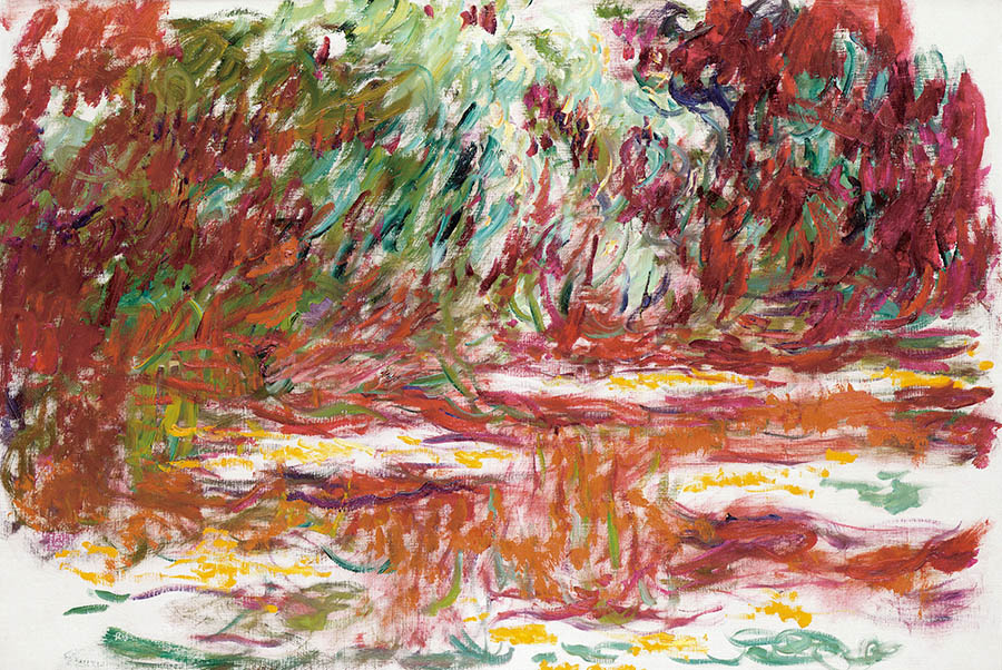 クロード・モネ《睡蓮の池》1918-1919年　油彩／カンヴァス　マルモッタン・モネ美術館、パリ　© musée Marmottan Monet